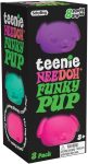 Schylling NeeDoh Teenie Funky Pups - Sensory Squeeze Toy - Contains 3 Mini Groovy Globs - 1.5 Wide - Color May Vary (Pack of 1)