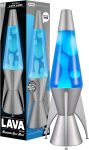 Lava The Original Lamp - 14.5 Gray Stratosphere ?C Retro Rocket Liquid Motion Lamp - White and Blue Liquid - Item #2390 (Amazon Exclusive)